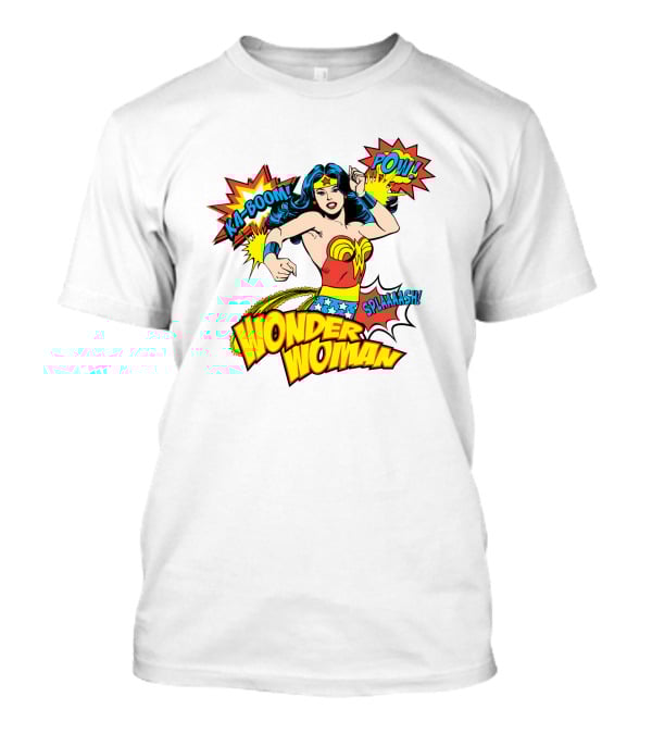 Wonder Woman DC Comics Ka-Boom Pow Splaash T-Shirt