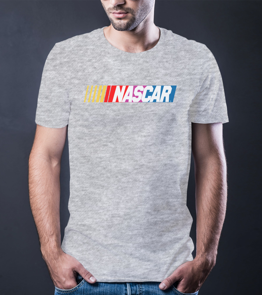 NASCAR Racing Logo With Gradient Bars T-Shirt