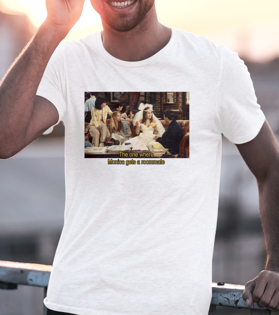 Friends The One Where Monica Gets A Roommate Wedding Dress Scene T-Shirt