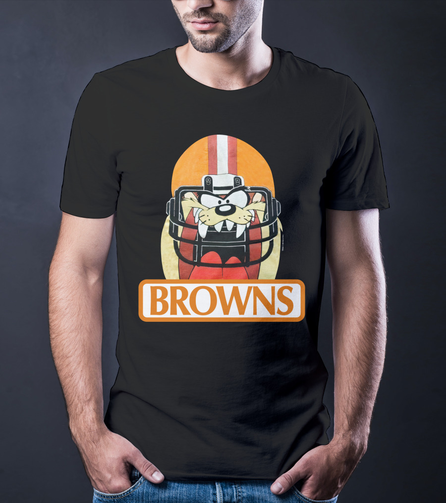 Browns Taz Football Helmet Jake Paul T-Shirt