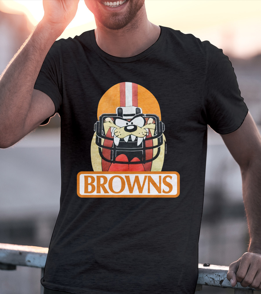 Browns Taz Football Helmet Jake Paul T-Shirt