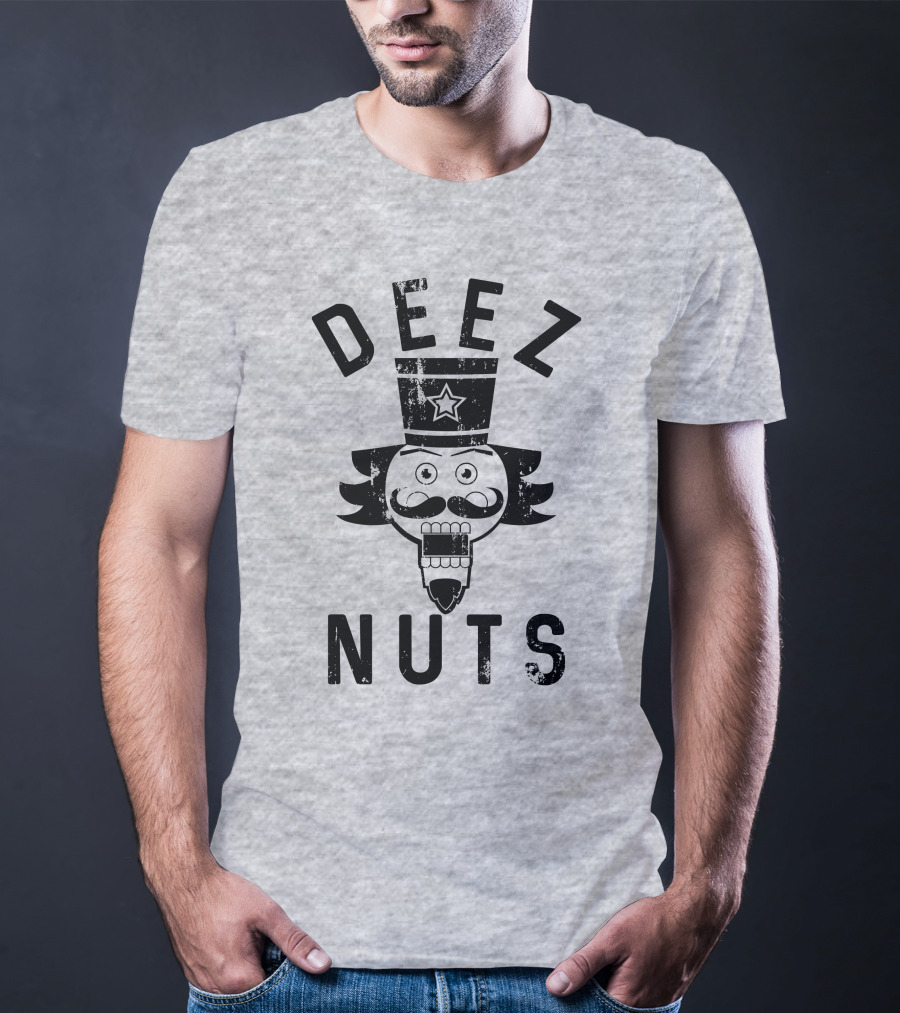 Deez Nuts Nutcracker Face Star Hat T-Shirt
