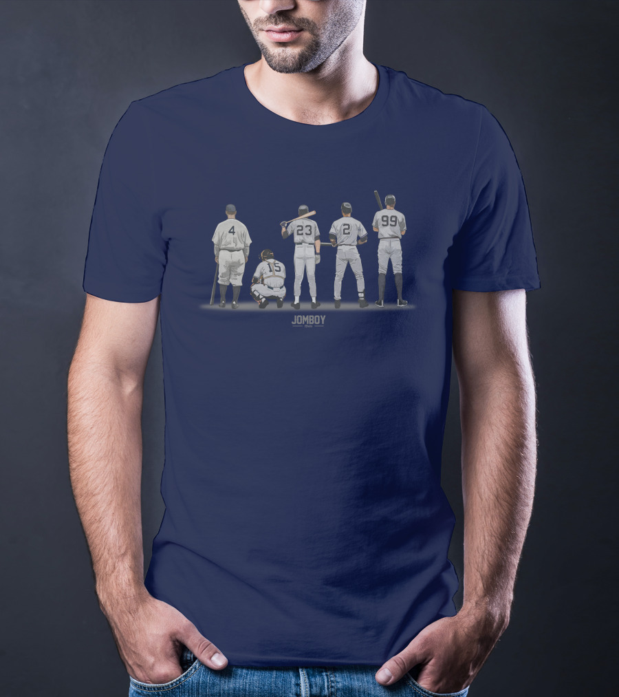 Jomboy Media The Captains Baseball Legends 4 15 23 2 99 T-Shirt