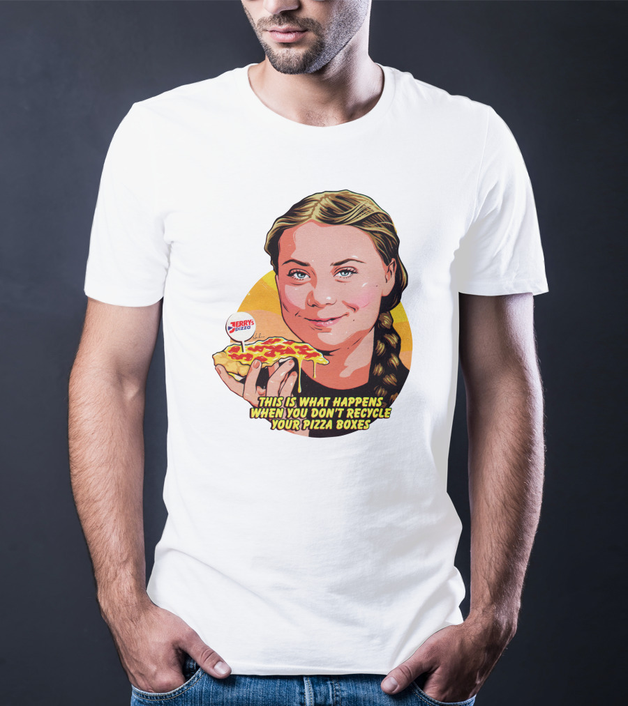 Jerrys Pizza This Is What Happens When You Don't Recycle Your Pizza Boxes T-Shirt