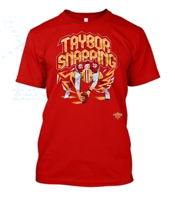 Taybor Snapping Faithful Gear 49 Football T-Shirt