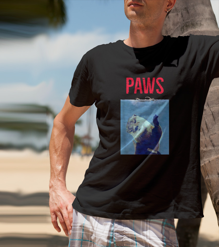 PAWS Funny Otter Jaws T-Shirt