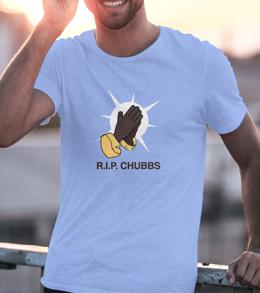 R.I.P. Chubbs Praying Hands T-Shirt