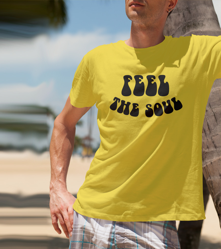 Feel The Soul Retro Vibes Psychedelic T-Shirt