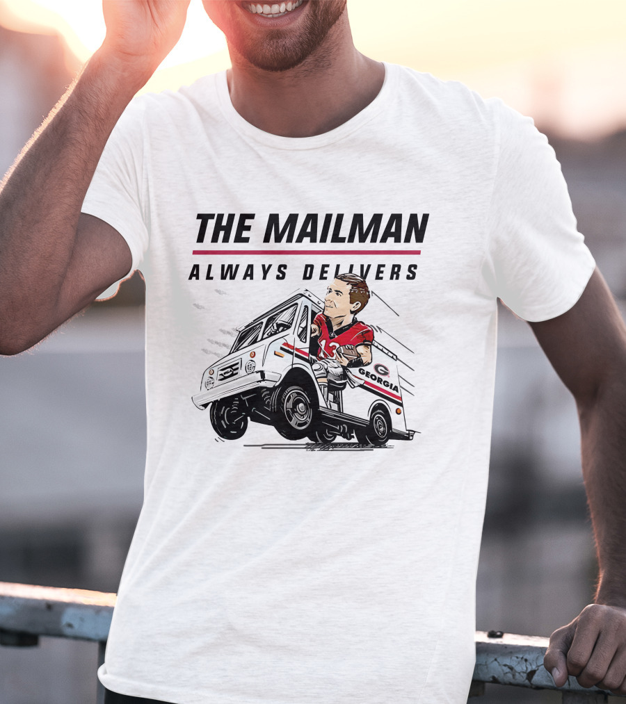 The Mailman Always Delivers Georgia Football Player T-Shirt