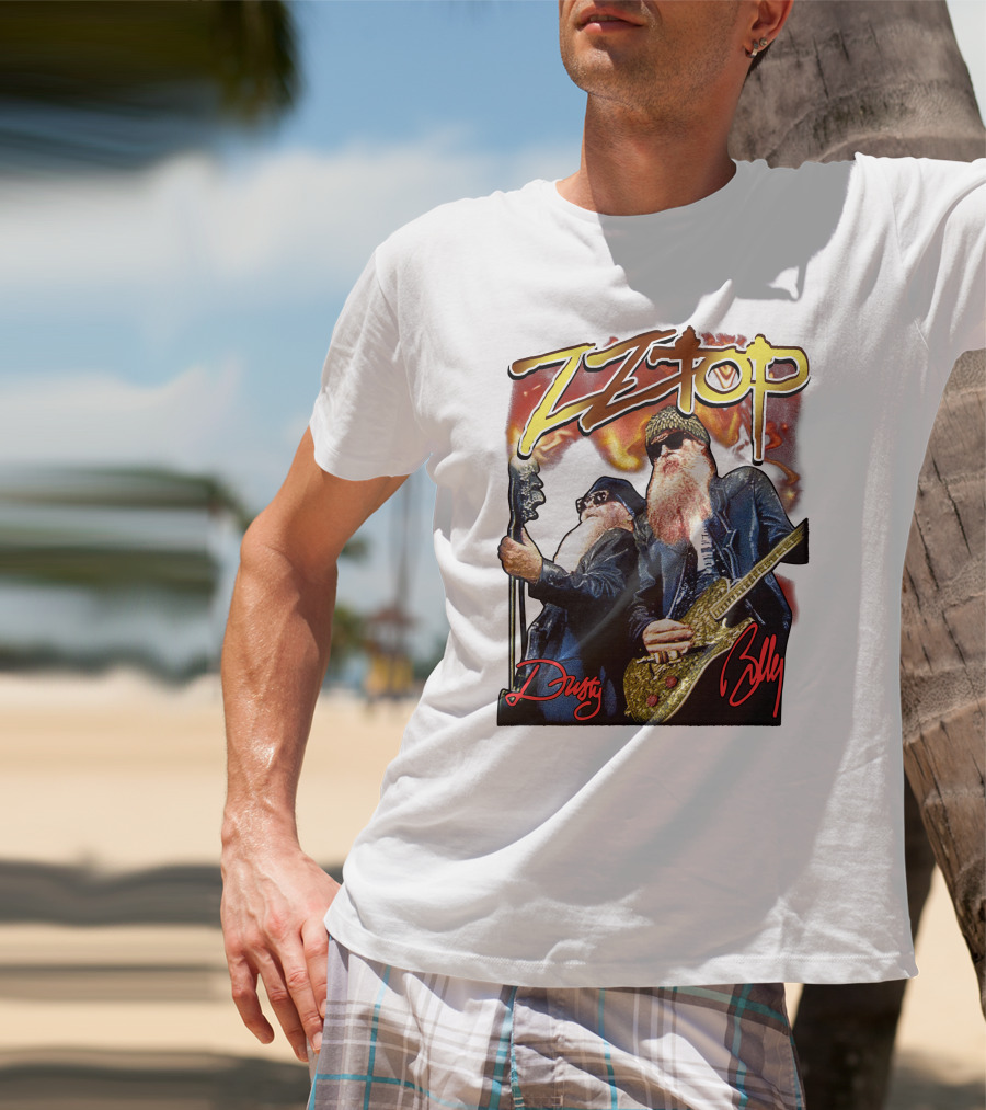 ZZ Top Live Since 1969 Vintage Dusty Billy T-Shirt