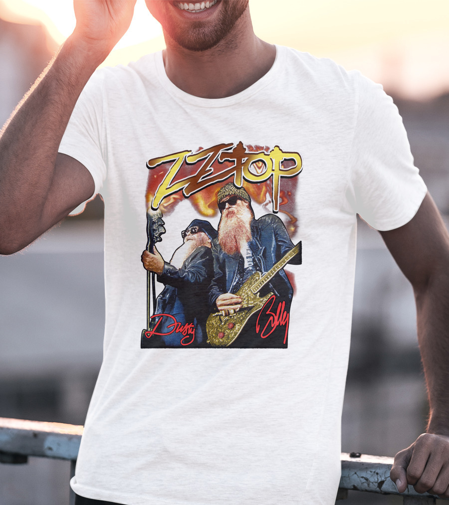 ZZ Top Live Since 1969 Vintage Dusty Billy T-Shirt