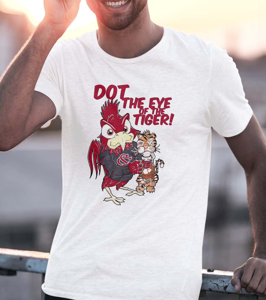 Dot The Eye Of The Tiger South Carolina Gamecocks Beat Clemson Tigers T-Shirt