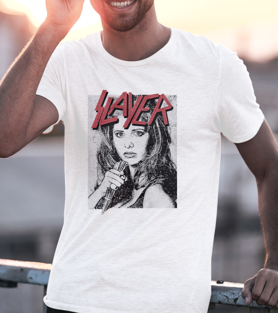 Buffy Slayer Vampire Cross T-Shirt