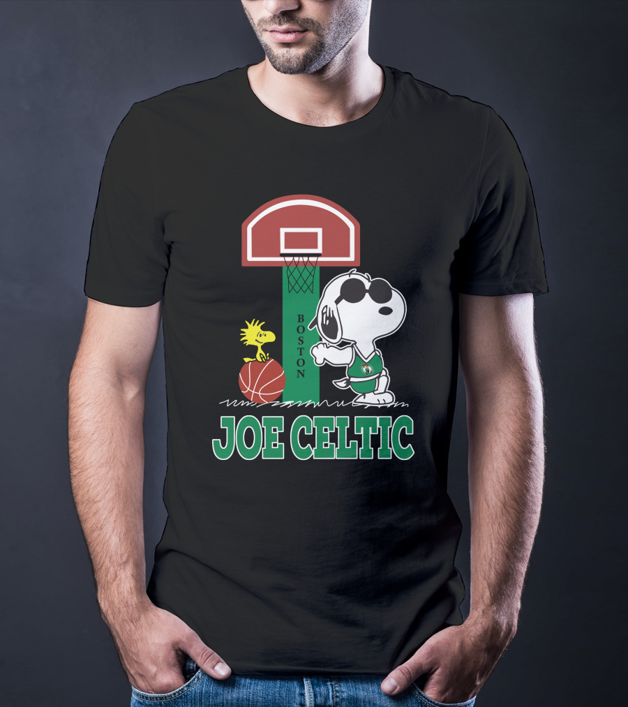 Snoopy Joe Celtic Boston Basketball Fan T-Shirt