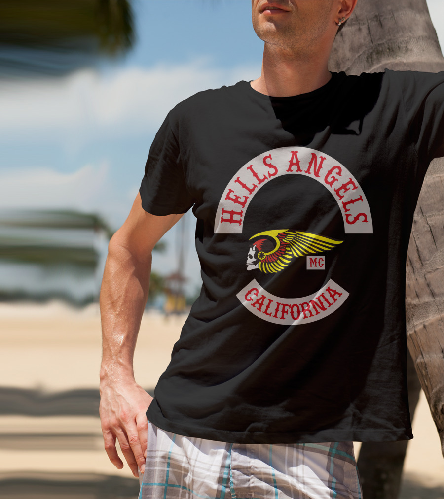 Hells Angels MC California Skull Wing T-Shirt