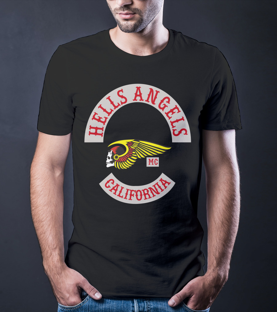 Hells Angels MC California Skull Wing T-Shirt