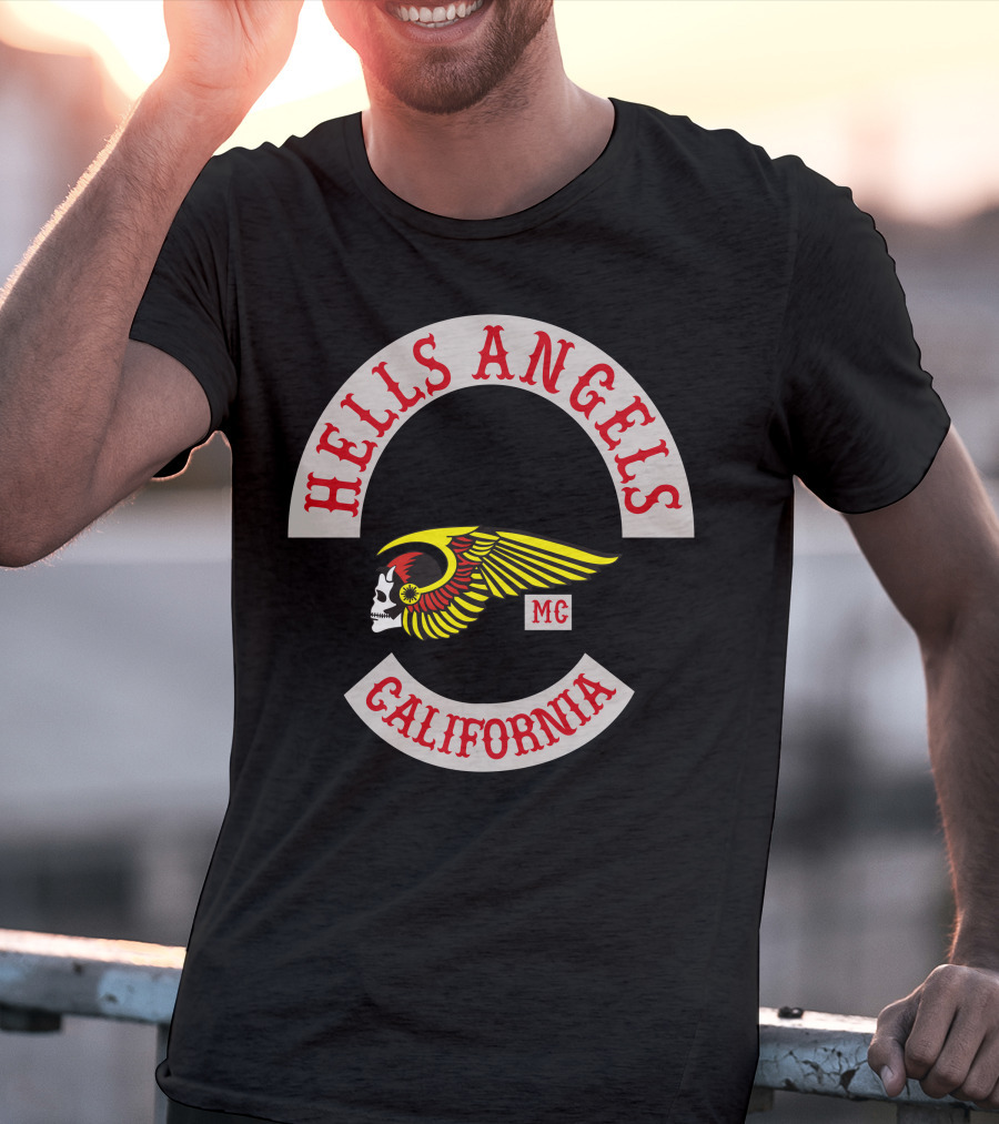 Hells Angels MC California Skull Wing T-Shirt