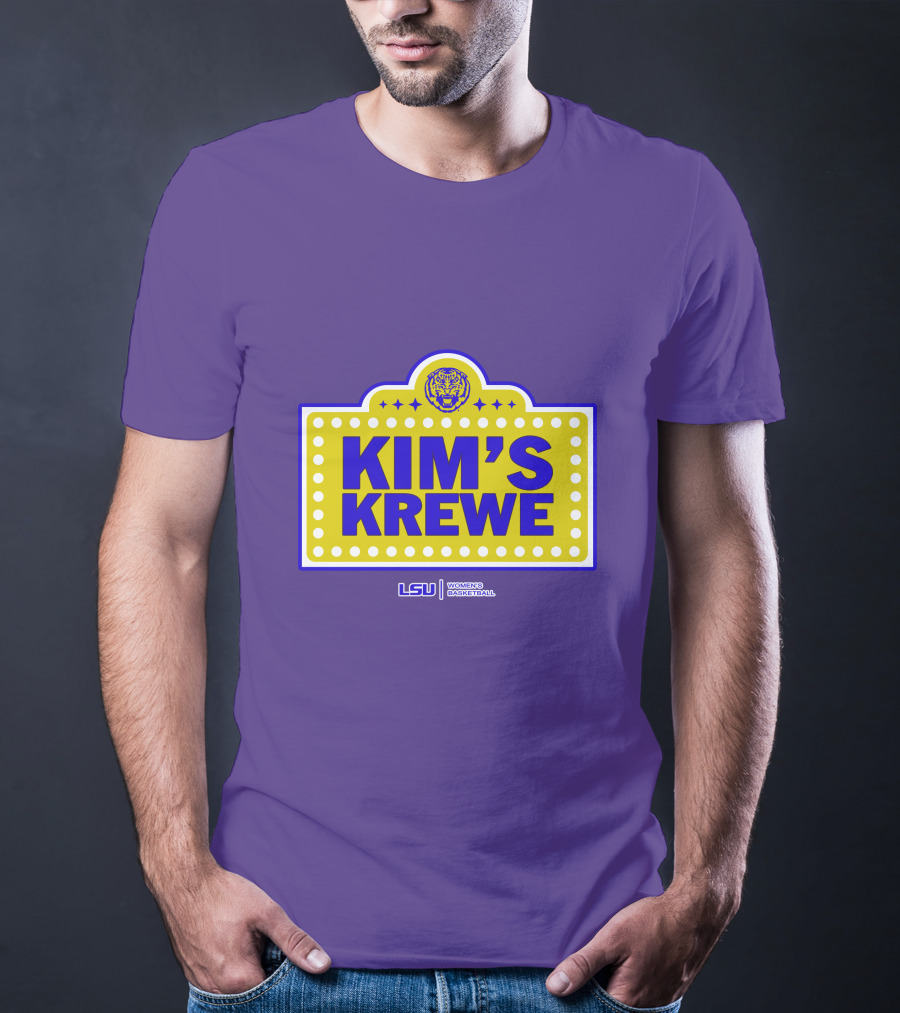LSU Tigers Women's Basketball Kim's Krewe Featuring Iconic Tiger T-Shirt
