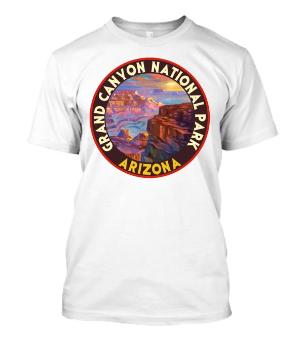 Grand Canyon National Park Arizona Vintage 80s Scenic Landscape T-Shirt