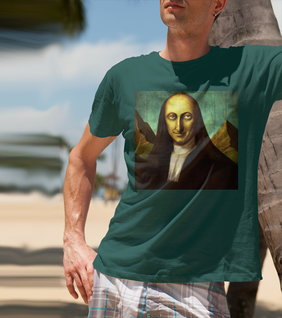 Sphinx Mona Lisa Hybrid Mysterious Smile T-Shirt
