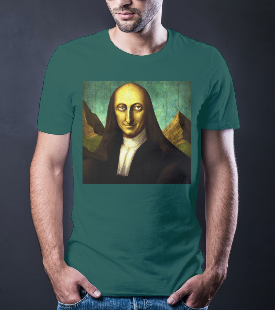Sphinx Mona Lisa Hybrid Mysterious Smile T-Shirt