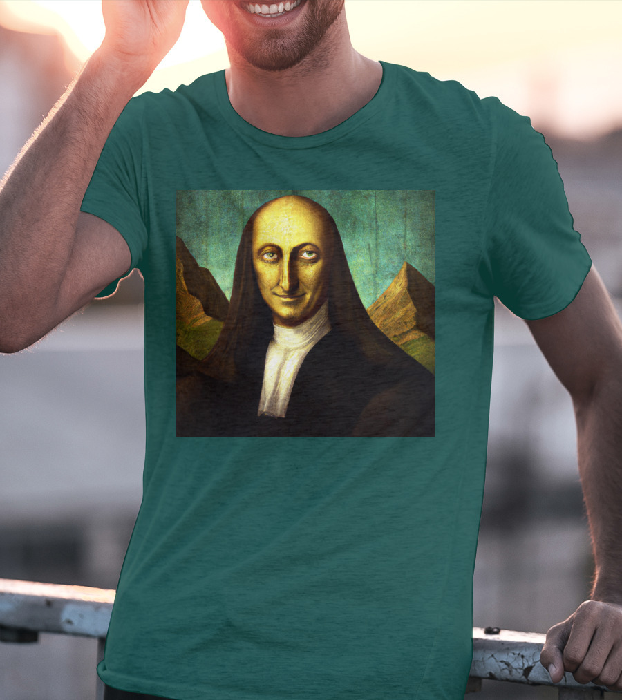 Sphinx Mona Lisa Hybrid Mysterious Smile T-Shirt