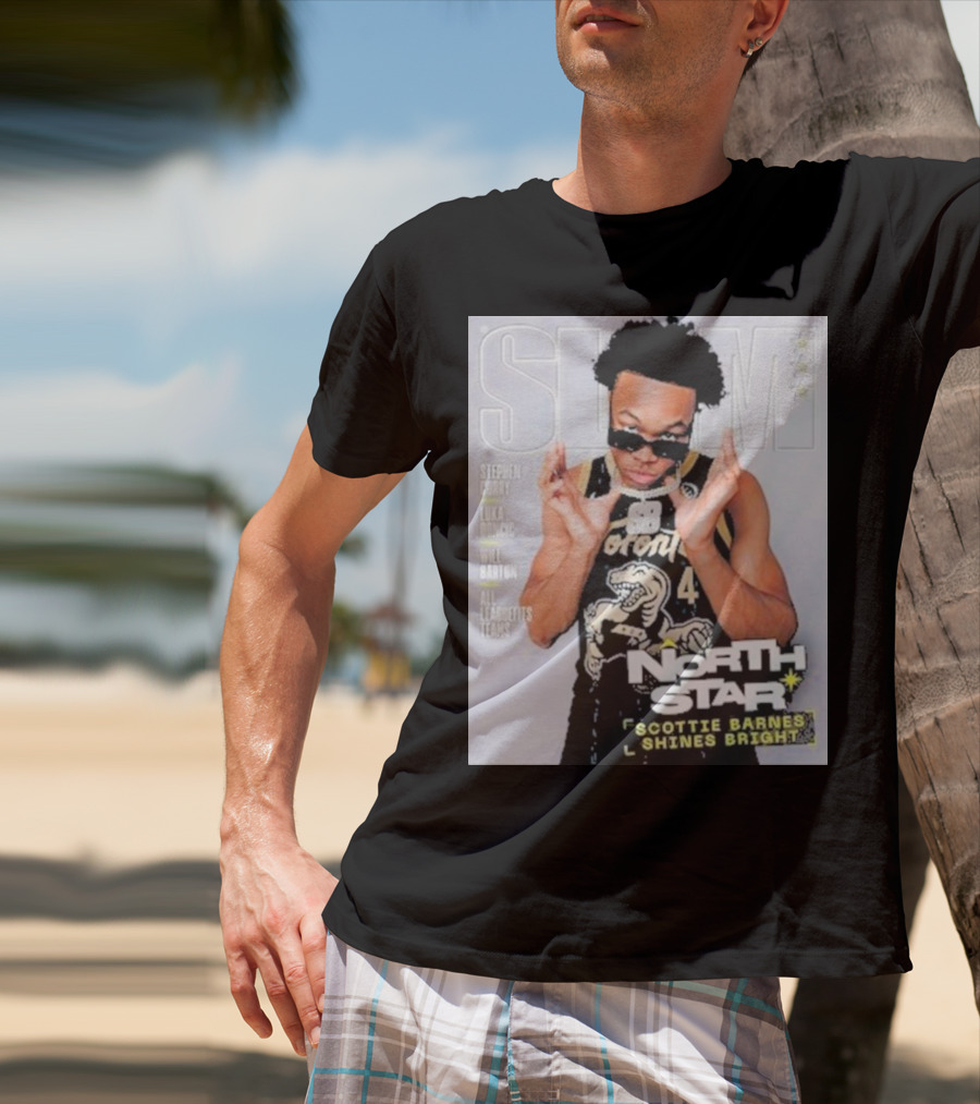 SLAM Cover North Star Toronto Raptors Scottie Barnes Shines Bright T-Shirt