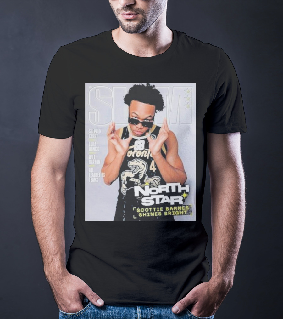 SLAM Cover North Star Toronto Raptors Scottie Barnes Shines Bright T-Shirt