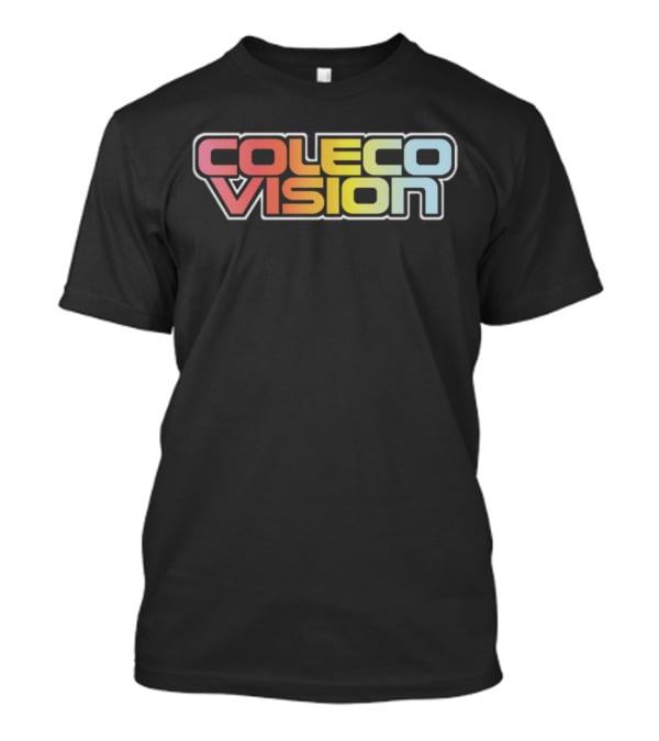 Colecovision Retro Gaming Console Logo Design In Multicolor T-Shirt