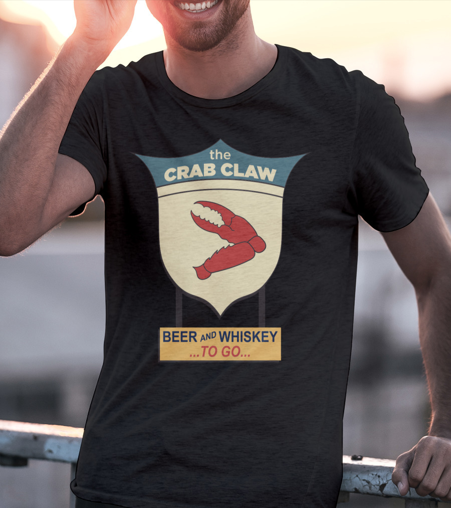 The Crab Claw Beer And Whiskey To Go T-Shirt