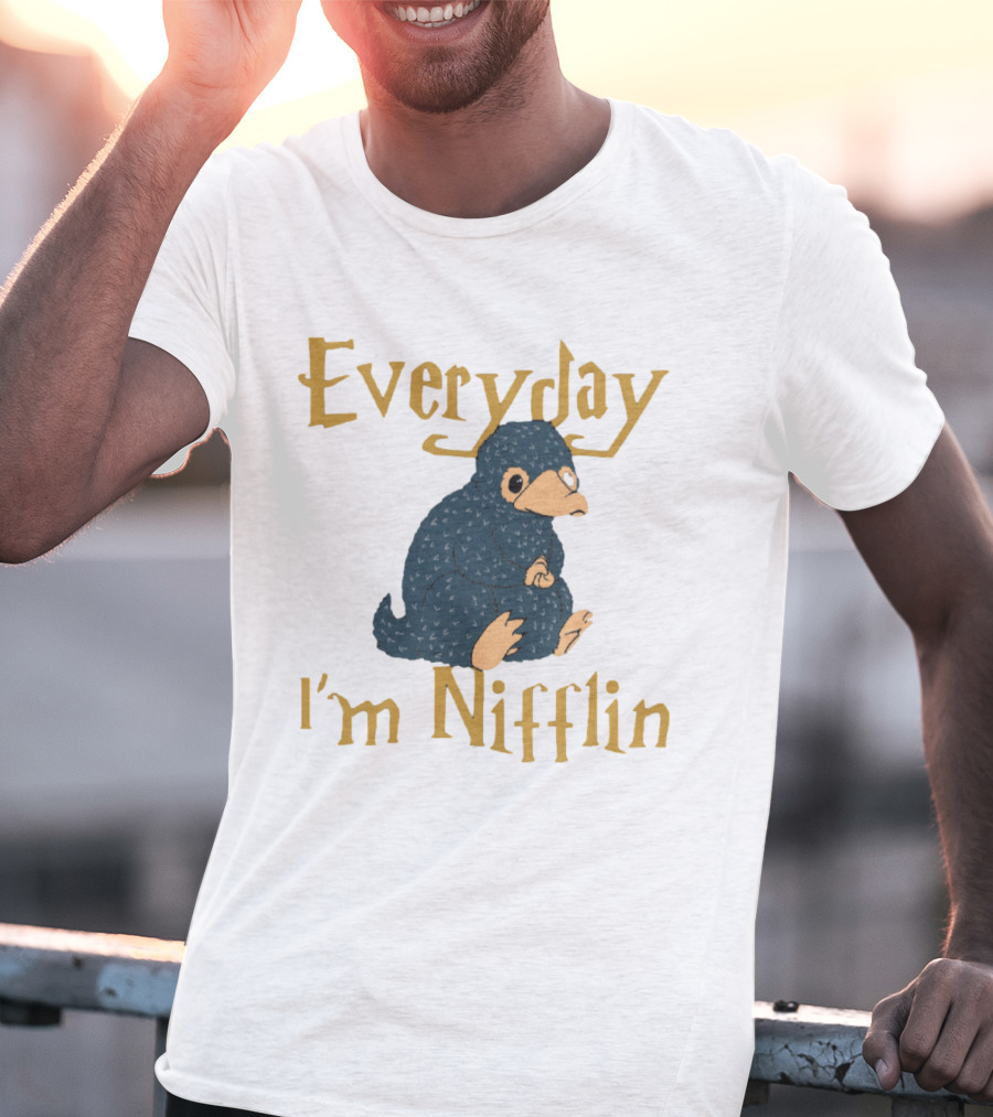 Everyday I'm Nifflin Fantastic Beasts Niffler Inspired T-Shirt