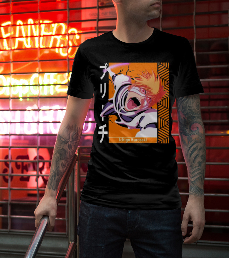 Bleach Ichigo Kurosaki Anime Manga Character T-Shirt