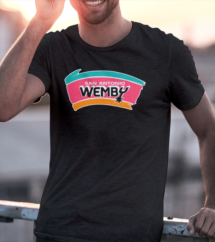 San Antonio Wemby Retro T-Shirt