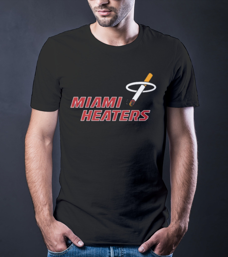 Miami Heaters Smoking Basketball T-Shirt