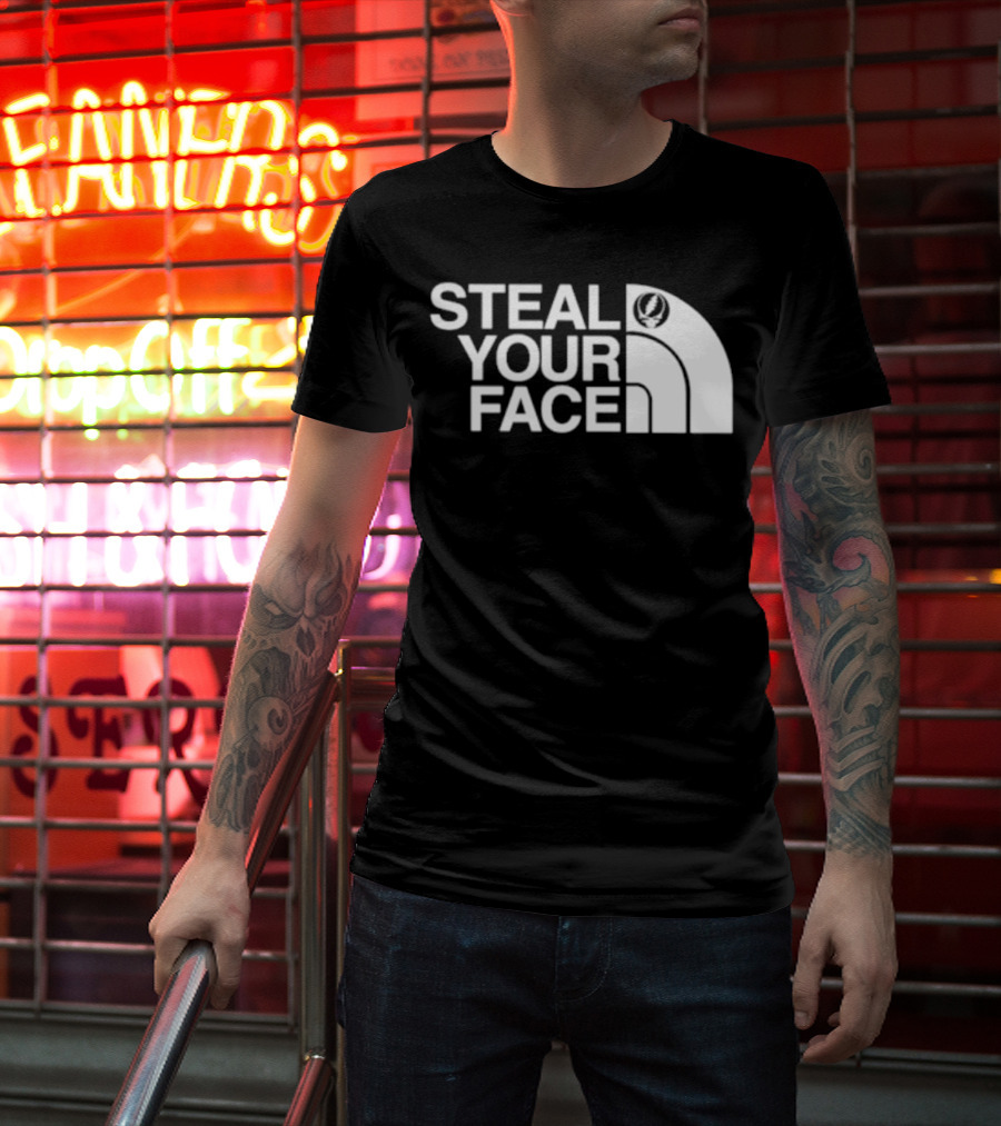 Steal Your Face Grateful Dead North Face T-Shirt