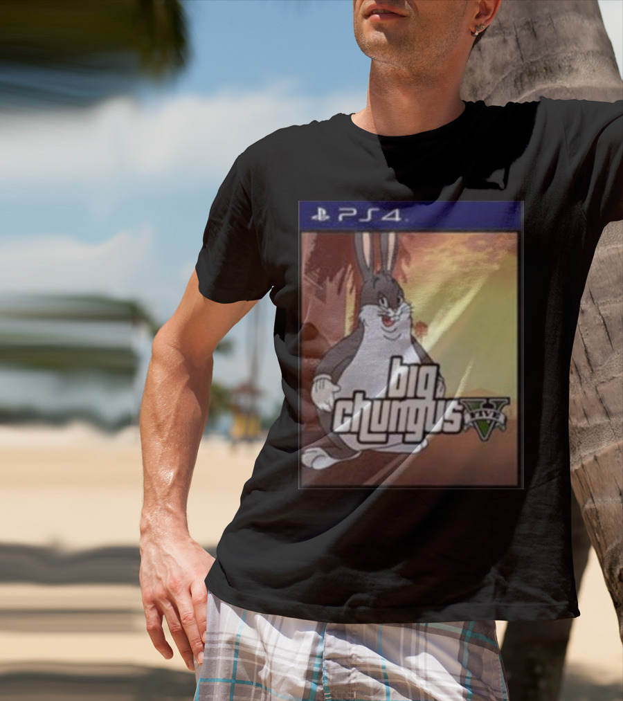 Big Chungus Grand Theft Auto V Sony PlayStation 4 Crossover T-Shirt