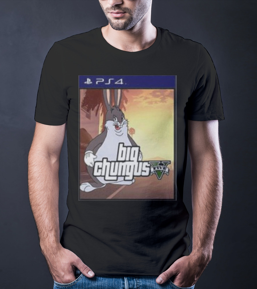Big Chungus Grand Theft Auto V Sony PlayStation 4 Crossover T-Shirt
