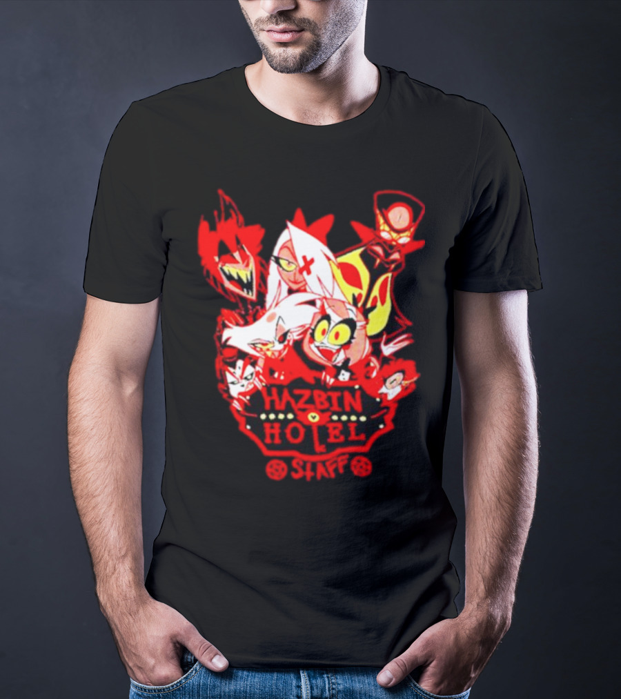 Hazbin Hotel Staff Characters Compilation T-Shirt