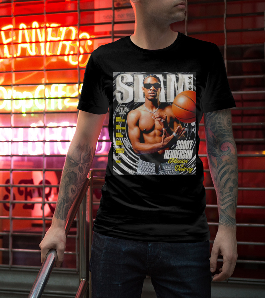 Slam Magazine The Future Issue Scoot Henderson Mission To Destroy Basketball T-Shirt