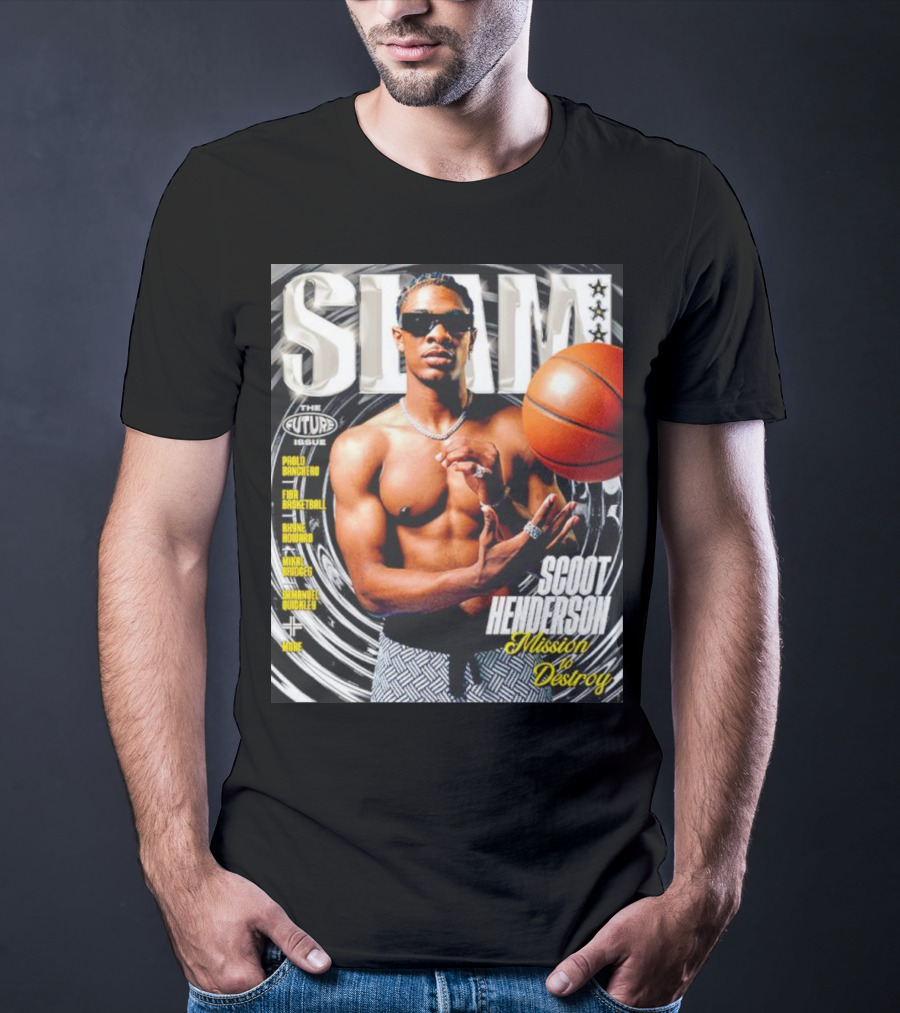 Slam Magazine The Future Issue Scoot Henderson Mission To Destroy Basketball T-Shirt