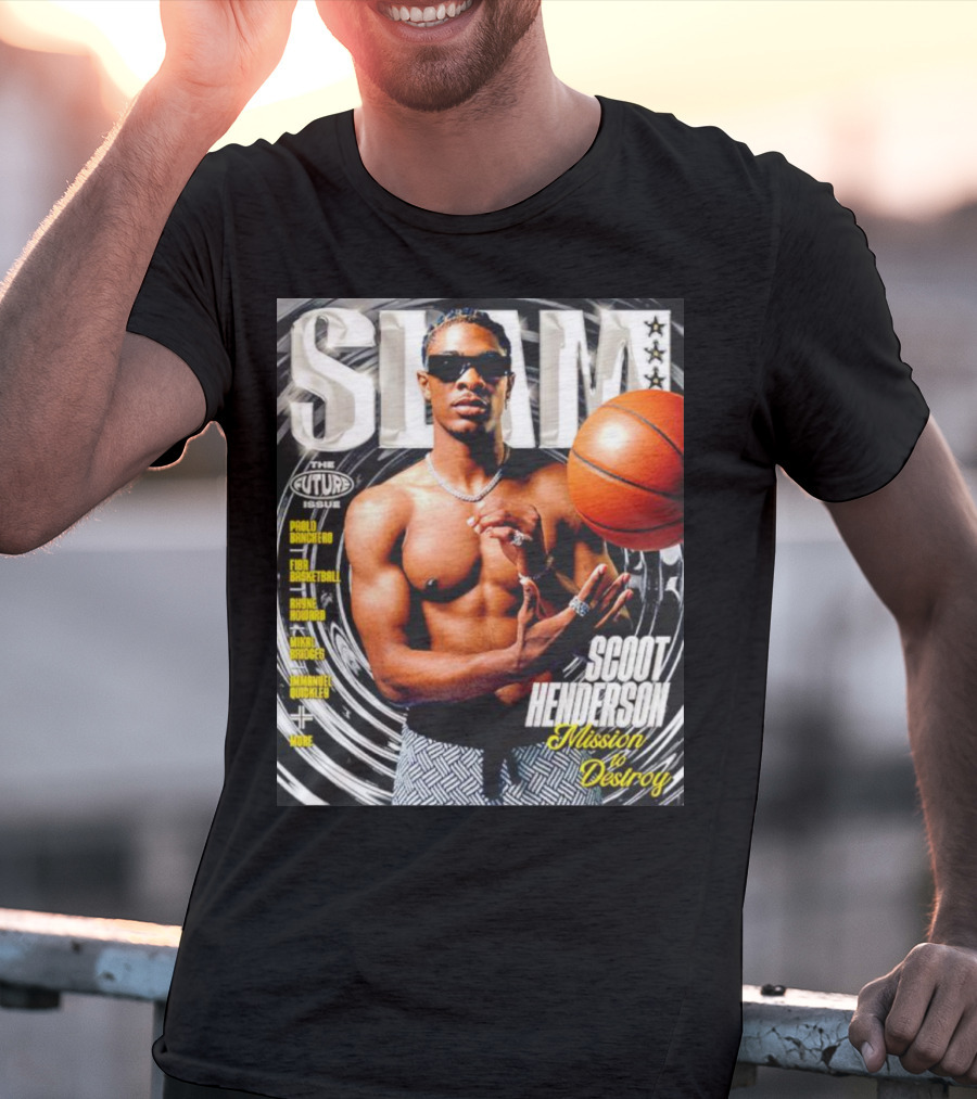 Slam Magazine The Future Issue Scoot Henderson Mission To Destroy Basketball T-Shirt