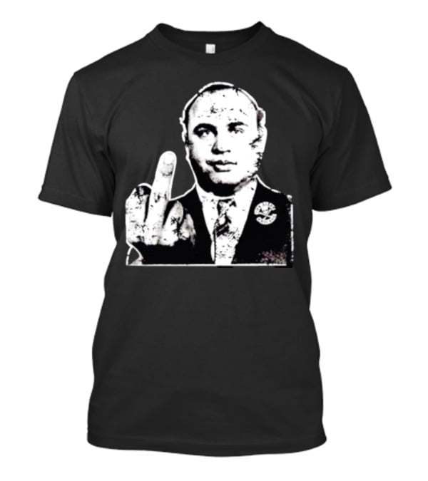 Al Capone Middle Finger Chicago Gangster The Alley T-Shirt
