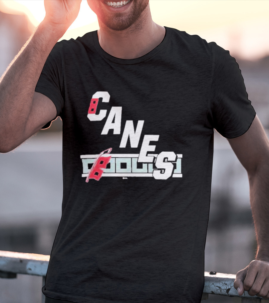 CANES Hurricanes Ice Hockey Sports Team T-Shirt