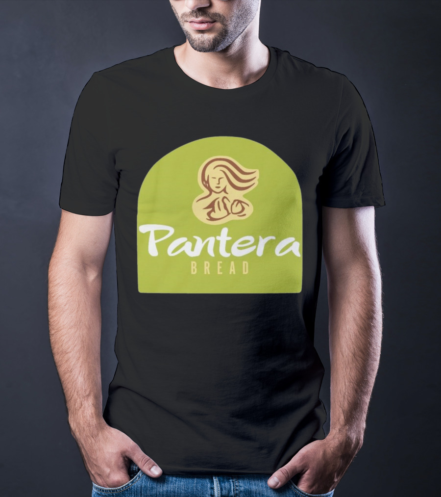 Pantera Bread Parody Logo Icon Green Background T-Shirt