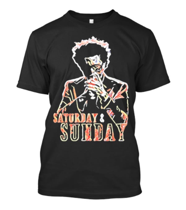 Saturday And Sunday Abstract T-Shirt