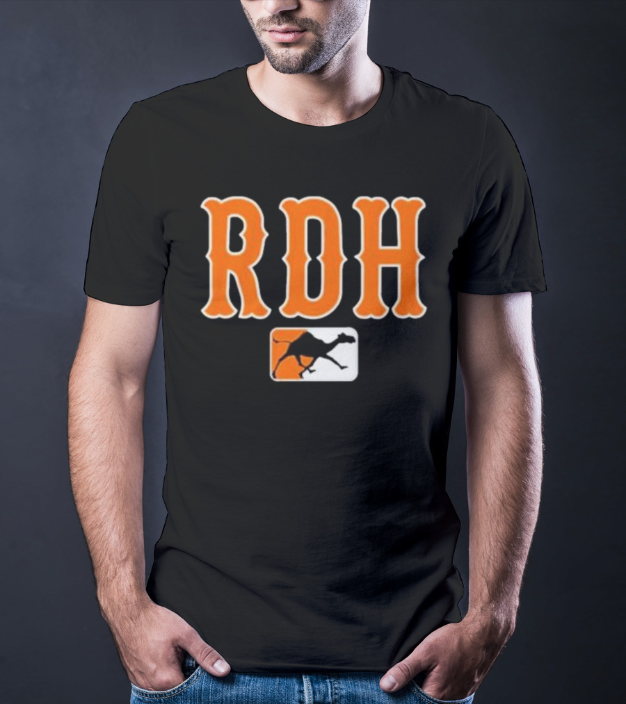 Campbell Baseball RDH Camel T-Shirt