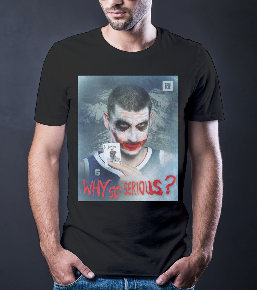 Complex Sports Why So Serious Nikola Jokic Joker Card T-Shirt