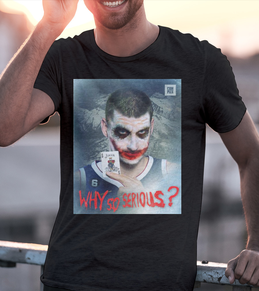 Complex Sports Why So Serious Nikola Jokic Joker Card T-Shirt