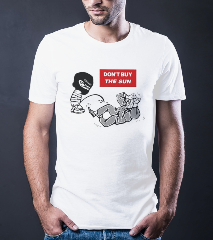 Jake Hanrahan Don’t Buy The Sun Cartoon Characters In Action T-Shirt