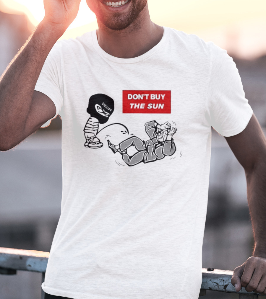 Jake Hanrahan Don’t Buy The Sun Cartoon Characters In Action T-Shirt